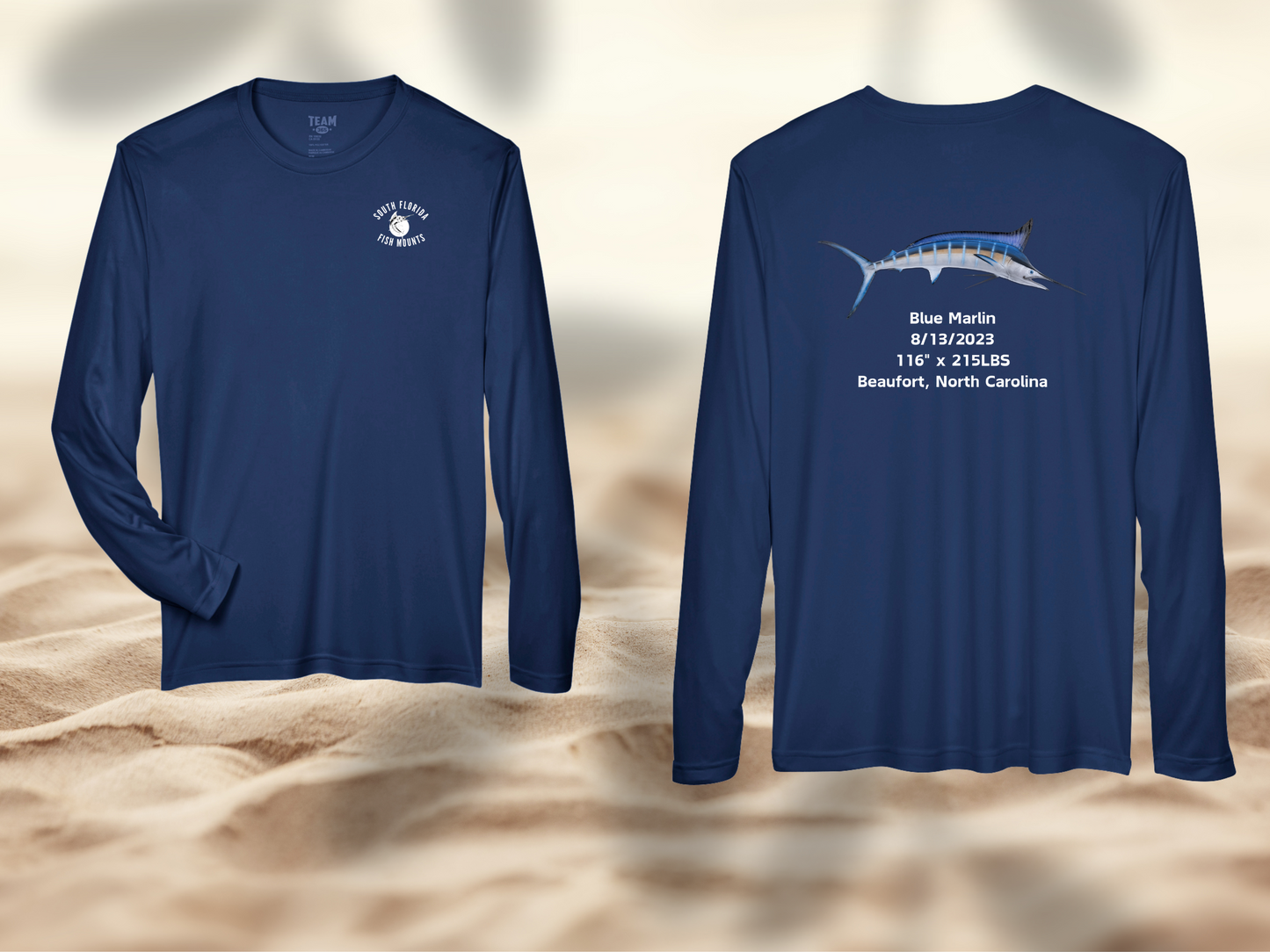 Blue Marlin Custom Taxidermy Performance Shirt