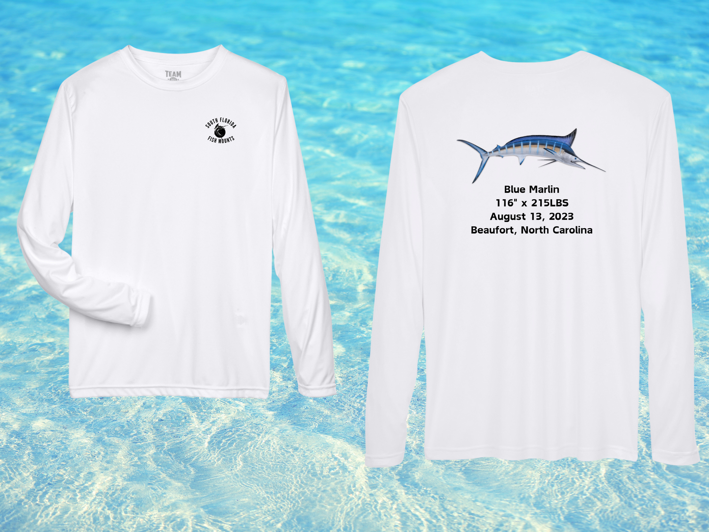 Blue Marlin Custom Taxidermy Performance Shirt