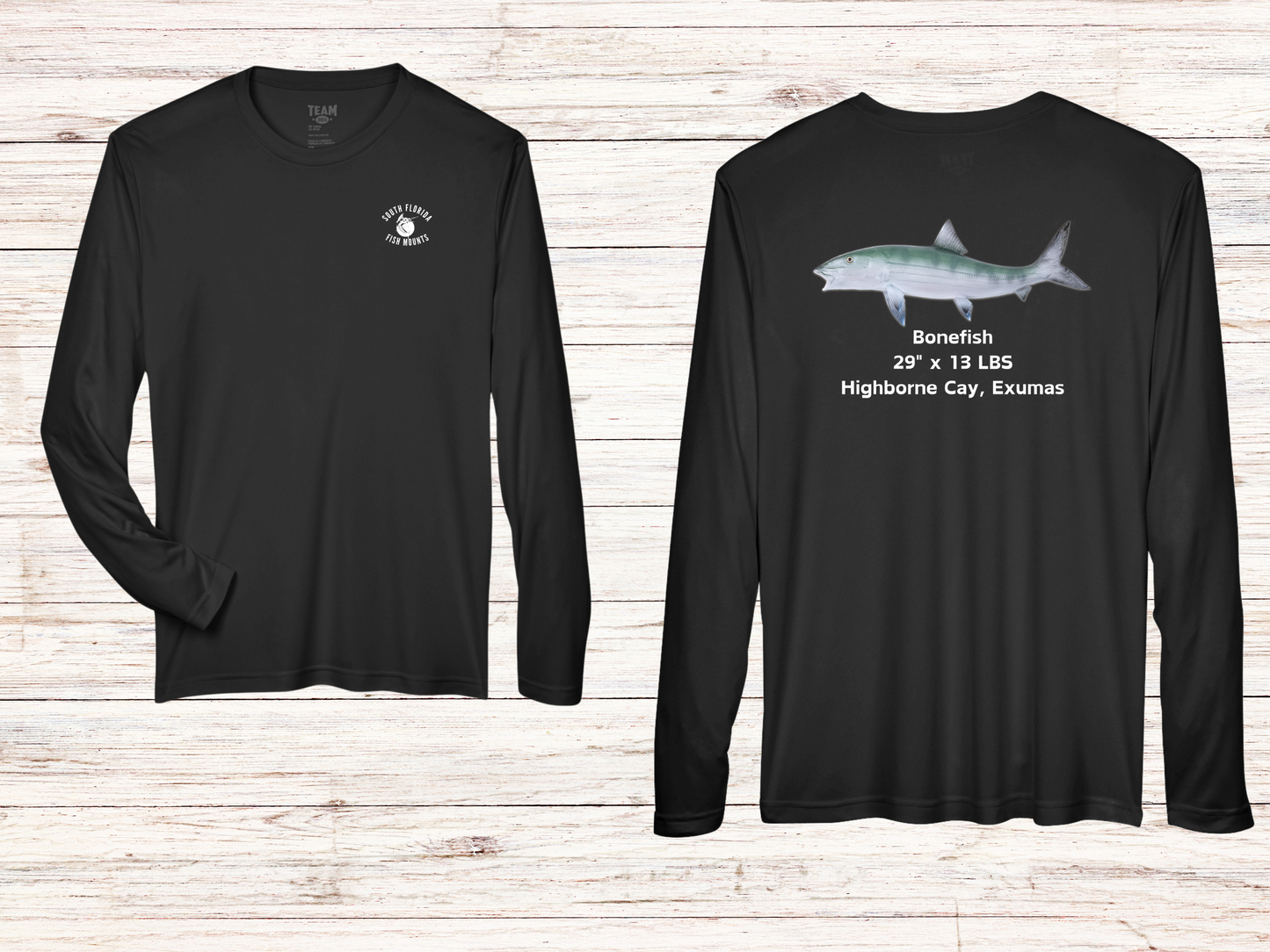 Bonefish Custom Taxidermy Performance Shirt