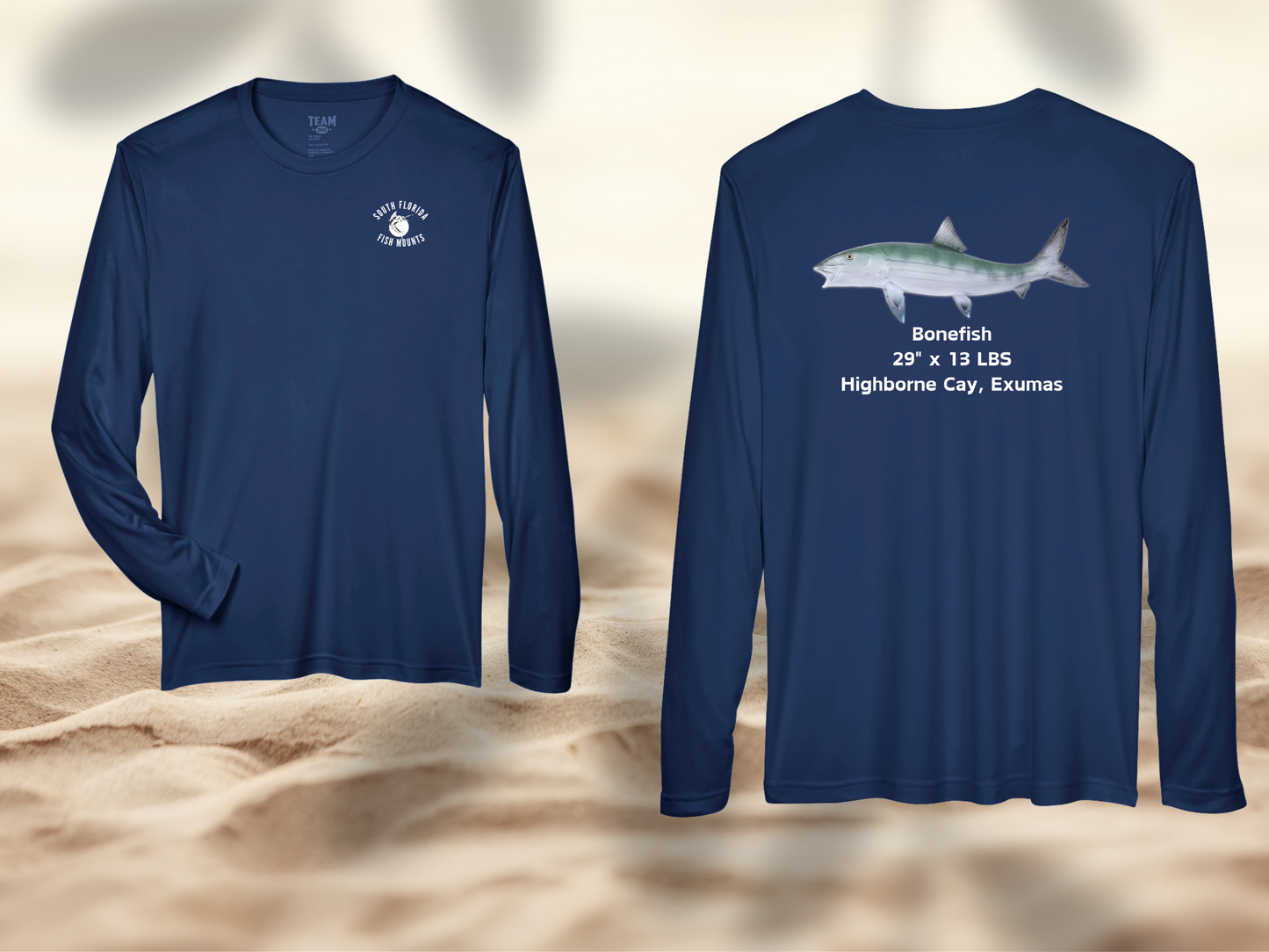 Bonefish Custom Taxidermy Performance Shirt