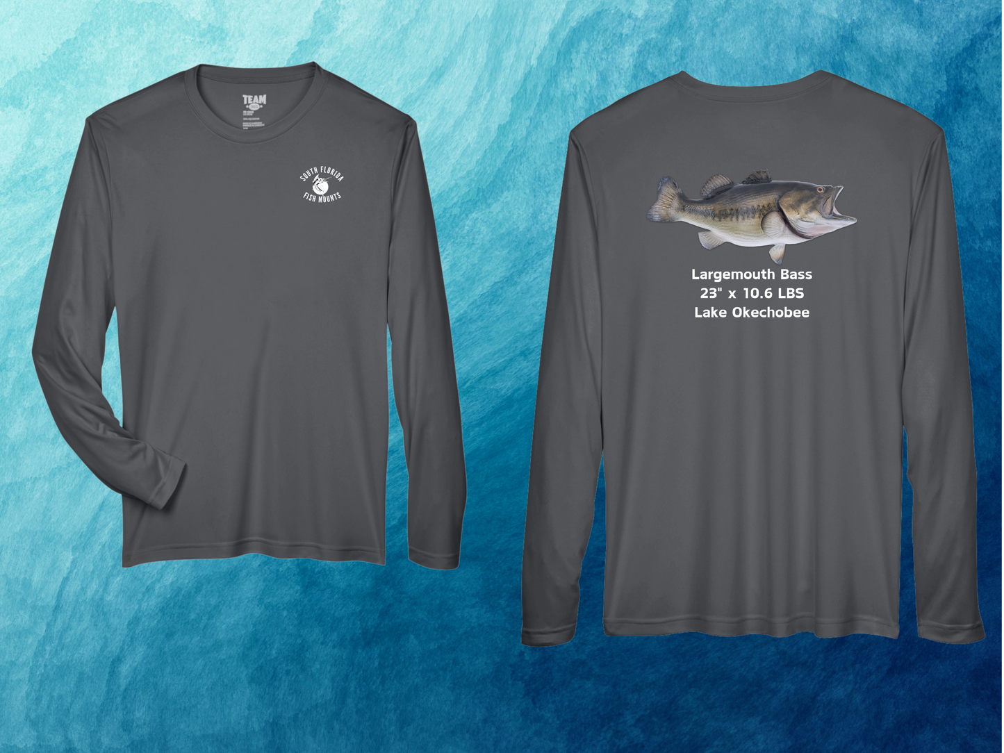 Largemouth Bass Custom Taxidermy Performance Shirt