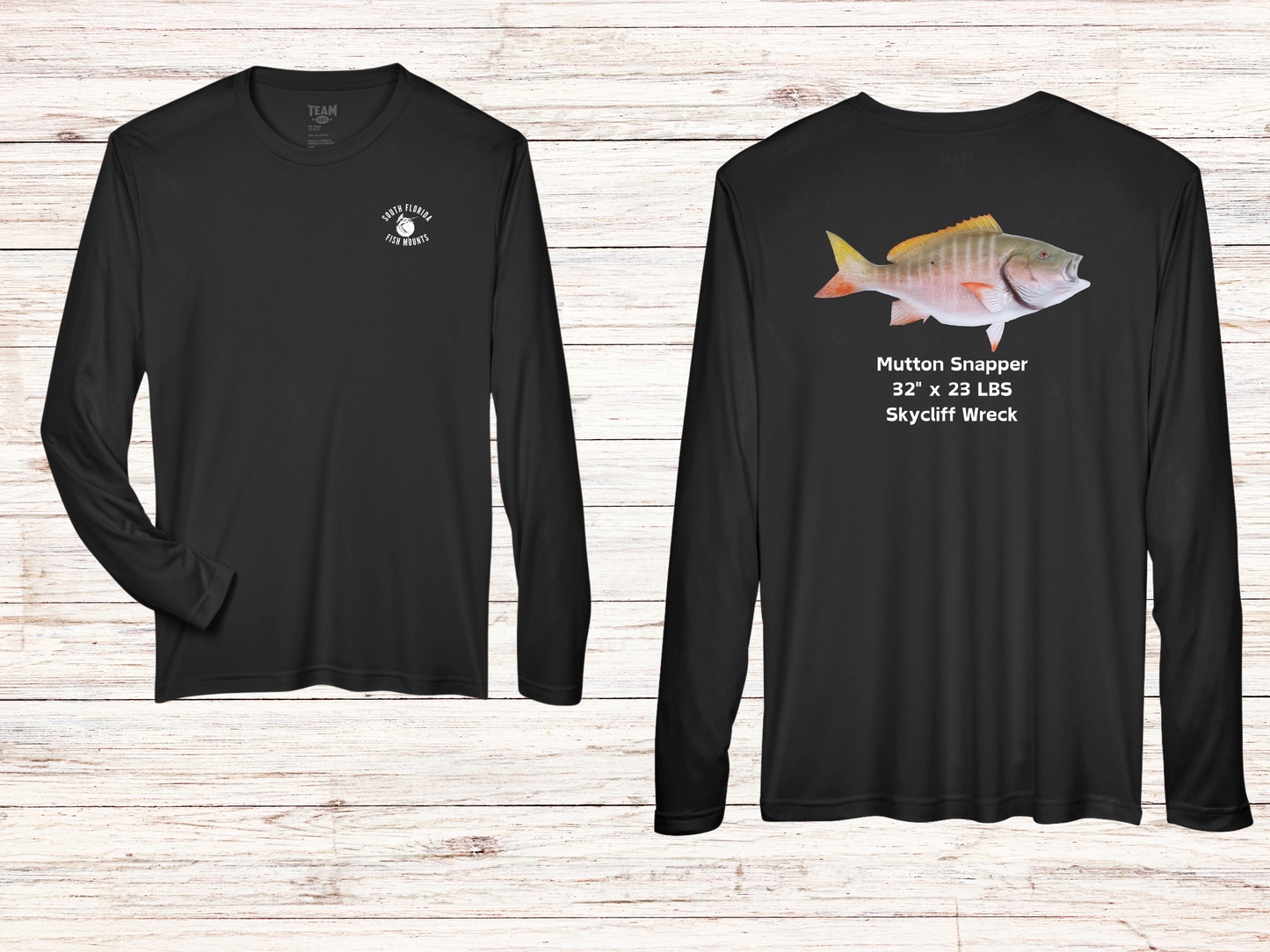 Mutton Snapper Custom Taxidermy Performance Shirt