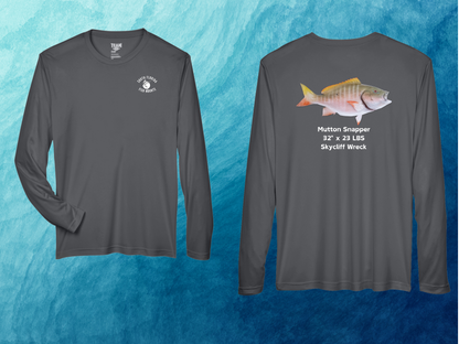 Mutton Snapper Custom Taxidermy Performance Shirt