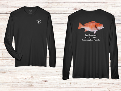 Red Snapper Custom Taxidermy Performance Shirt