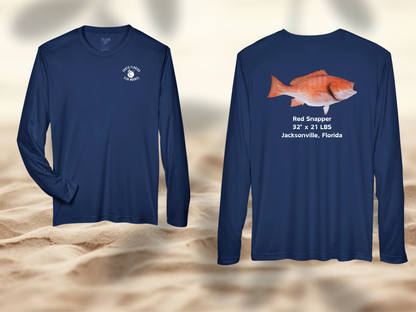 Red Snapper Custom Taxidermy Performance Shirt