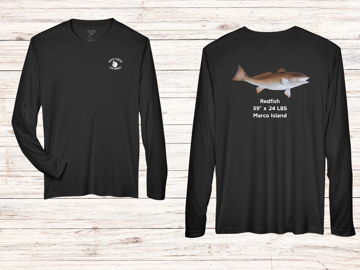 Redfish / Red Drum Custom Taxidermy Performance Shirt