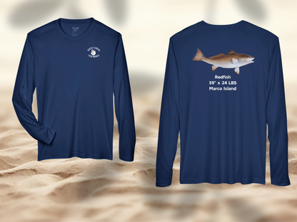 Redfish / Red Drum Custom Taxidermy Performance Shirt