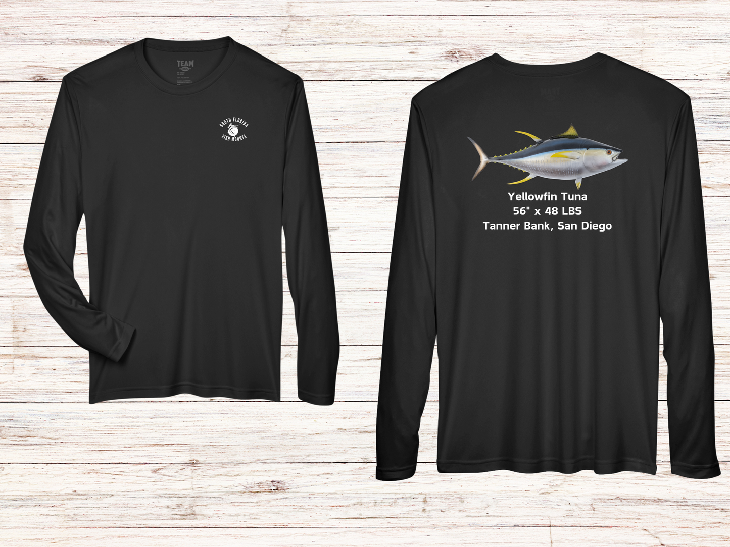 Yellowfin Tuna Custom Taxidermy Performance Shirt