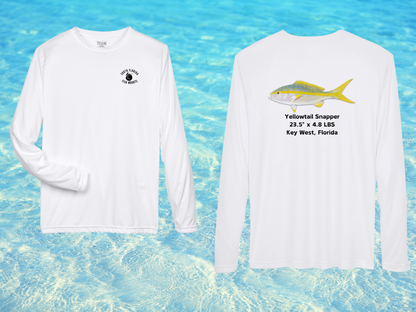 Yellowtail Snapper Custom Taxidermy Performance Shirt