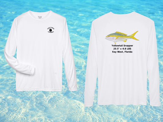 Yellowtail Snapper Custom Taxidermy Performance Shirt