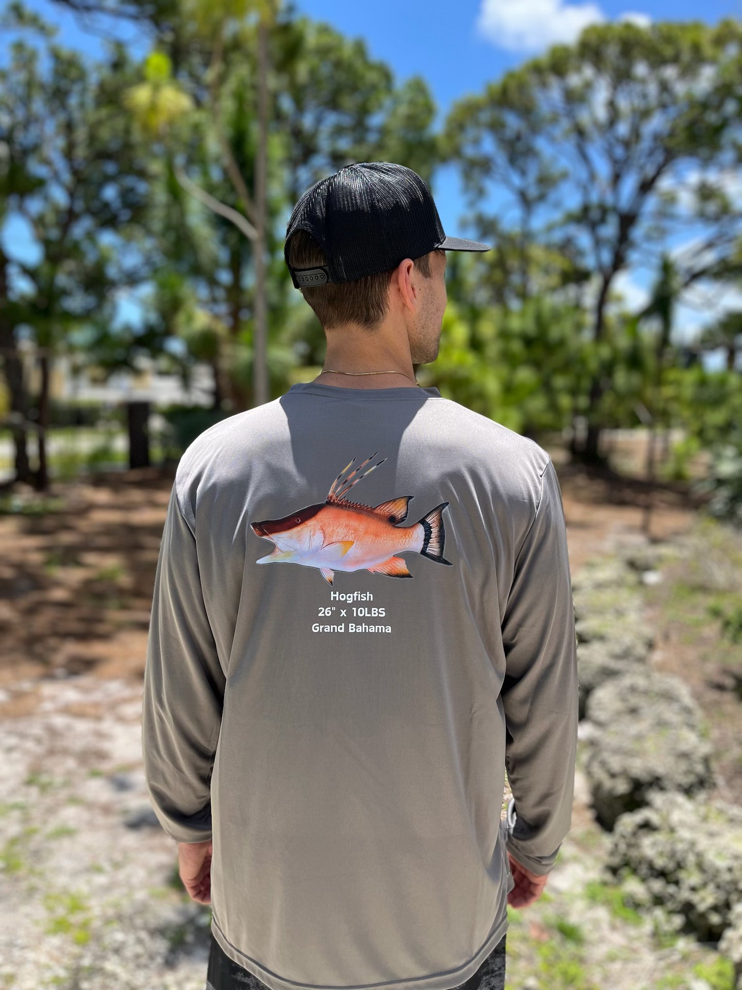 Black Grouper Custom Taxidermy Performance Shirt